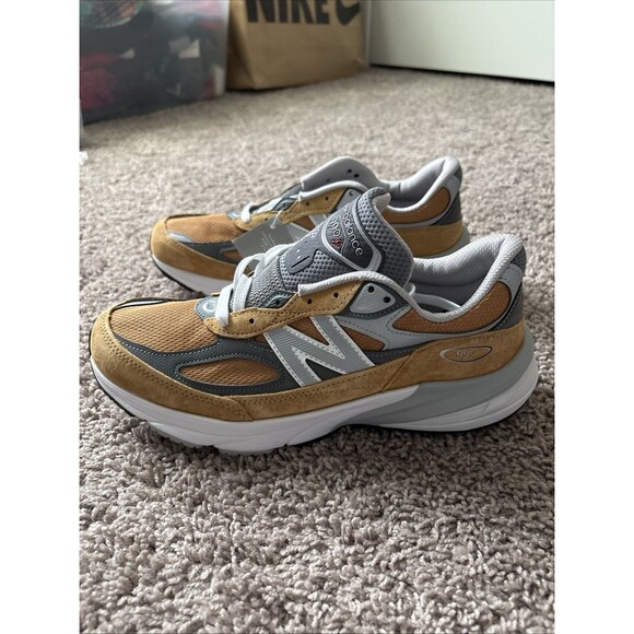 New Balance 990v6 Shoes Workwear Gray Tan White U990TN6 Men's Sizes 10 No Box - Picture 4 of 7